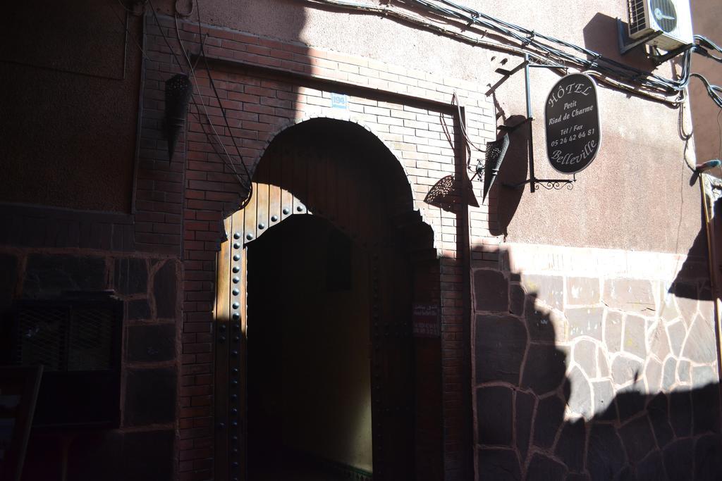 Riad Hotel Belleville Marrakech Marrakesh Exterior photo